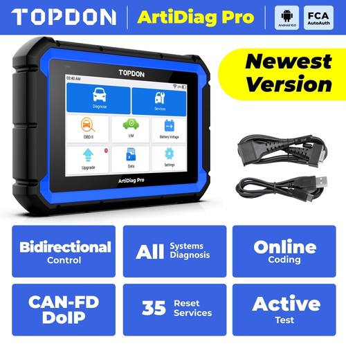 2025 TOPDON ArtiDiag PRO OBD2 Scanner Bi-directional Full System Diagnostic Tool - Picture 16 of 16