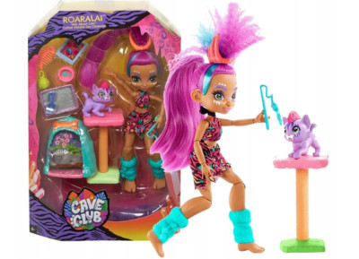 Cave Club Doll Roaralai Wild Cats Mattel +Accessories Toy Gift