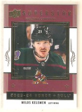 Milos Kelemen 2023-24 Upper Deck Series 2 Honor Roll Insert RC #48 Coyotes