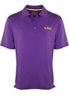 New Louisiana State Lsu Tigers Golf Ss Collared Polo Shirt Mens Medium