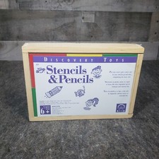 Discovery Toys Stencils & Pencils Kit 30 Sten...