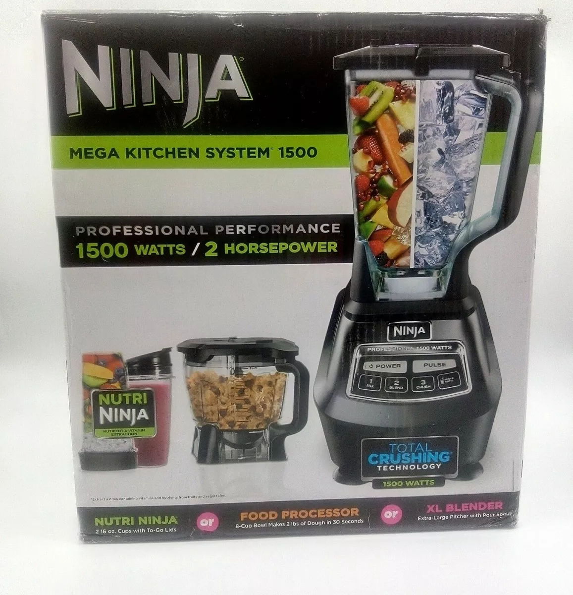 Ninja BL687CO 30 1500 Watt Blender w/ 72oz Pitcher, Blade Professional  Kitchen