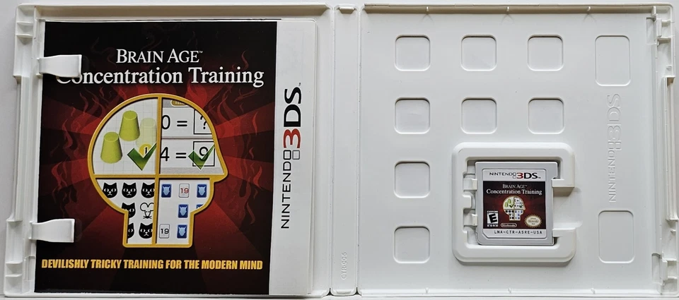Brain Age: Concentration Training (Nintendo 3DS, 2013) Probado CIB Envío con seguimiento Foto 3 de 4