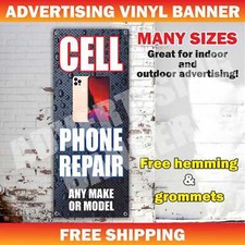 CELL PHONE REPAIR Advertising Banner Vinyl Mesh Sign Flag service laptop shop