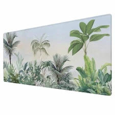 Tropical Rainforest Paradise Mouse Pad Palm Tree Exotic Plant XL Gaming Mouse...