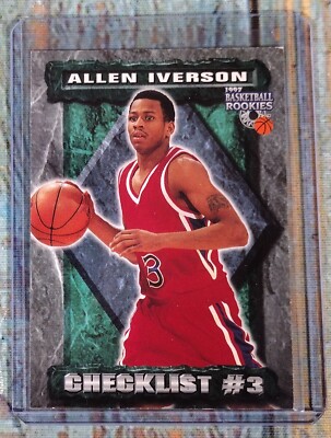 Allen Iverson 1997 Score Board Checklist #3 '96-'97 All- Rookie
