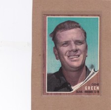 1962 TOPPS BASEBALL GENE GREEN #78 INDIANS EX/EX+ *A18172