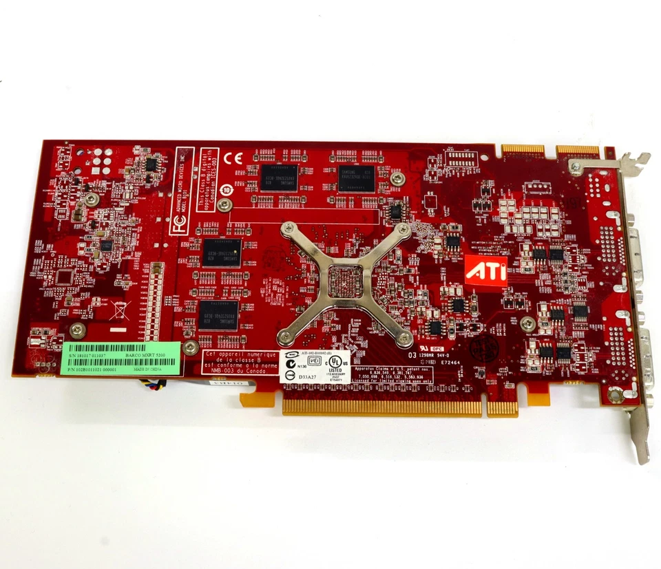 ATI FireGL Barco Graphics Card MXRT 5200 512GDDR4 - Image 3 of 3