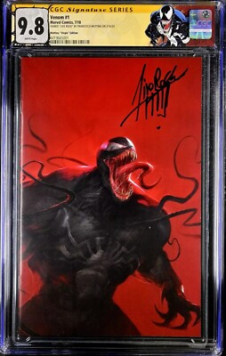 VENOM #1 CGC SS 9.8 FRANCESCO MATTINA EXCLUSIVE VIRGIN VARIANT SPIDERMAN CARNAGE