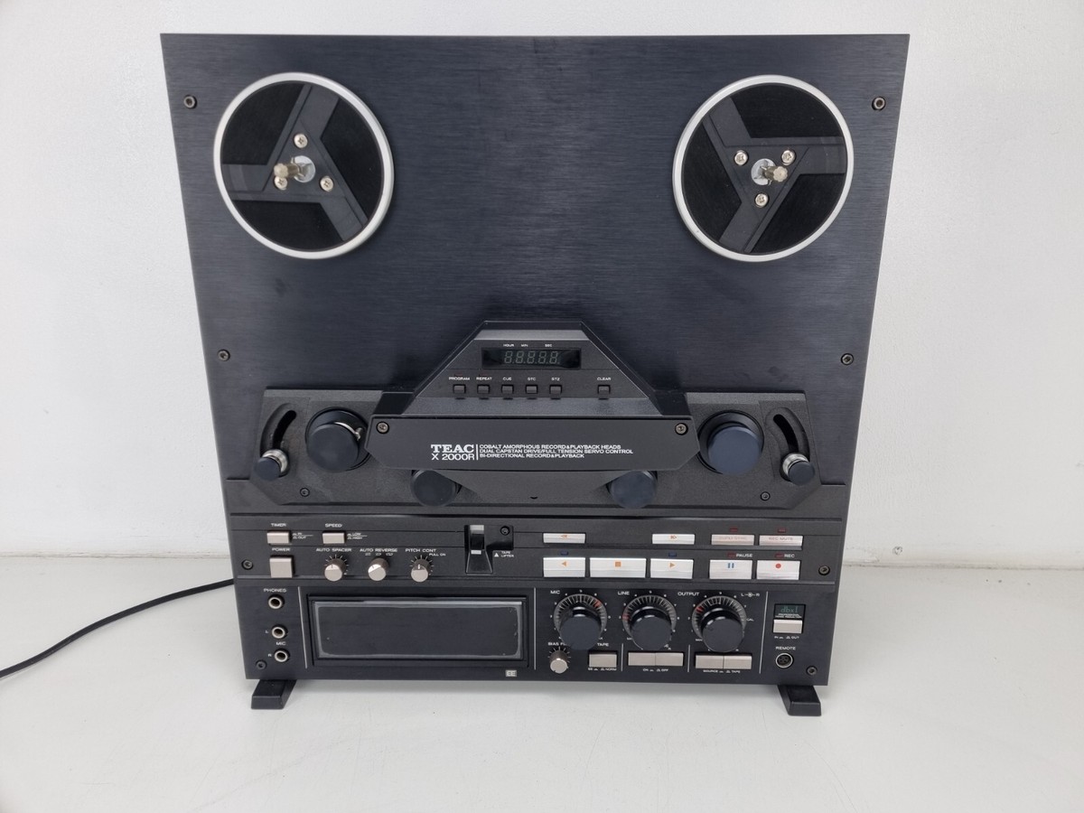 Teac X 2000R 1/4'' Inch 26cm Reel To Reel Recorder - Fully