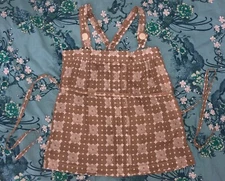 Orla Kiely Ladies Brown And White Floral Racer Back Top Size 1