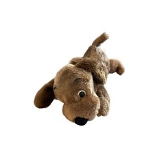 Dakin Vintage Puppy Dog Brown 1973 10 Inch Plush Stuffed Animal Toy Gift