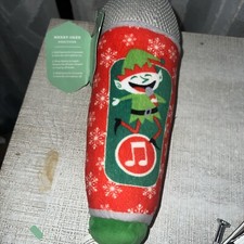 Hallmark Christmas Karaoke Microphone Plush With Elf Voice Music New