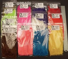 Hareline 5" to 7" Dyed Rooster Schlappen Fly Tying Choose From 12 Colors