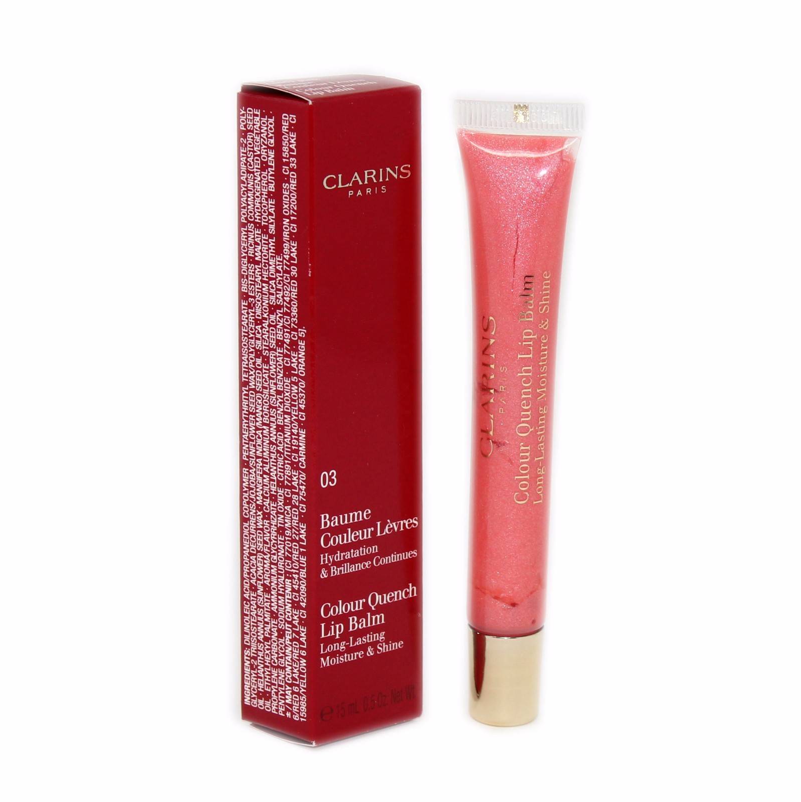 БАЛЬЗАМ ДЛЯ ГУБ CLARINS COLOUR QUENCH ДЛЯ СТОЙКОГО УВЛАЖНЕНИЯ И БЛЕСКА ГУБ 15 МЛ 03 NIB-442331 5790₽