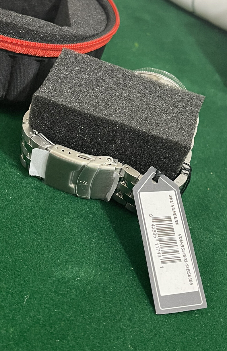 Aeromat Vol De Nuit Pilot Watch Seiko VK63 Quartz Movement VDN Blue