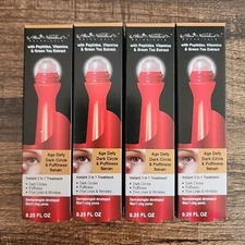 (4pk) Skin Nutritions Age Defy Dark Circle, Puffiness Serum Roll On, NEW SEALED