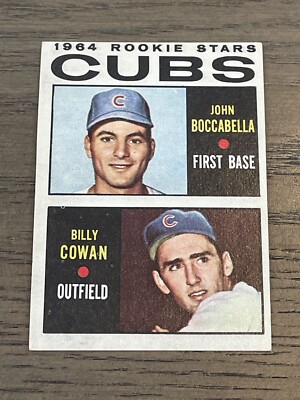 1964 Topps Cubs Rookie Stars John Boccabella Billy Cowman #192  (A)