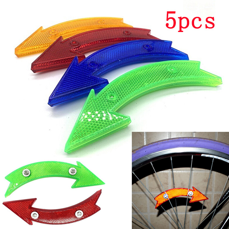 Bike Spoke Reflectors 12pc Bicycle Wheel Rim Spoke Clip Night