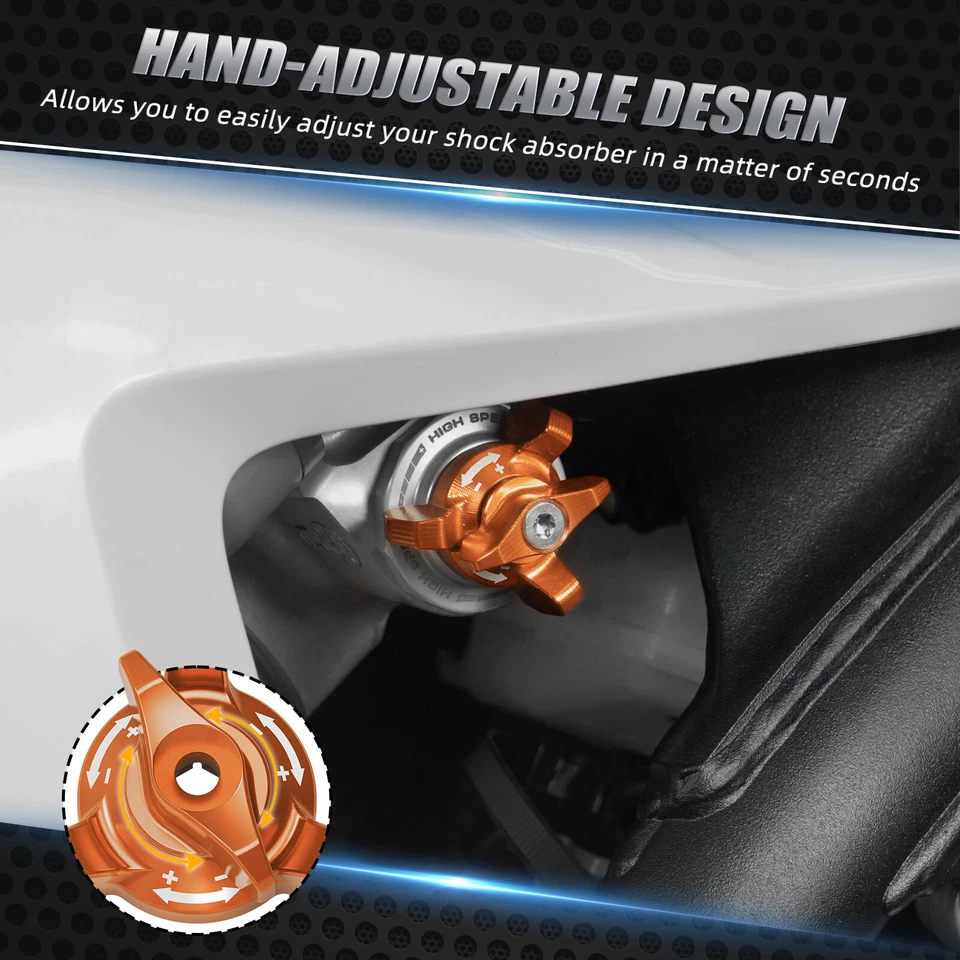 NICECNC Réglage de l'amortisseur Arrière Pour KTM 125-450 XC F SX SXF 2023-2025 - Photo 2/4