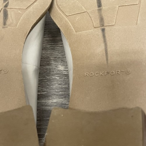 Mocasines Rockport Comfort DMSX de cuero crema para mujer talla 9,5 M sin cordones - Imagen 7 de 8