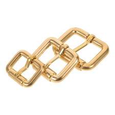 3 Pcs Brass Strap Adjuster Buckle Belt Replacement Bag Adjustment