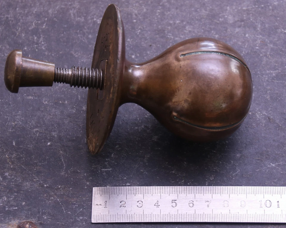 Превосходная бронзовая центральная ручка «Надежды», Henry Hope & Son, готова к установке - Изображение 4 из 4