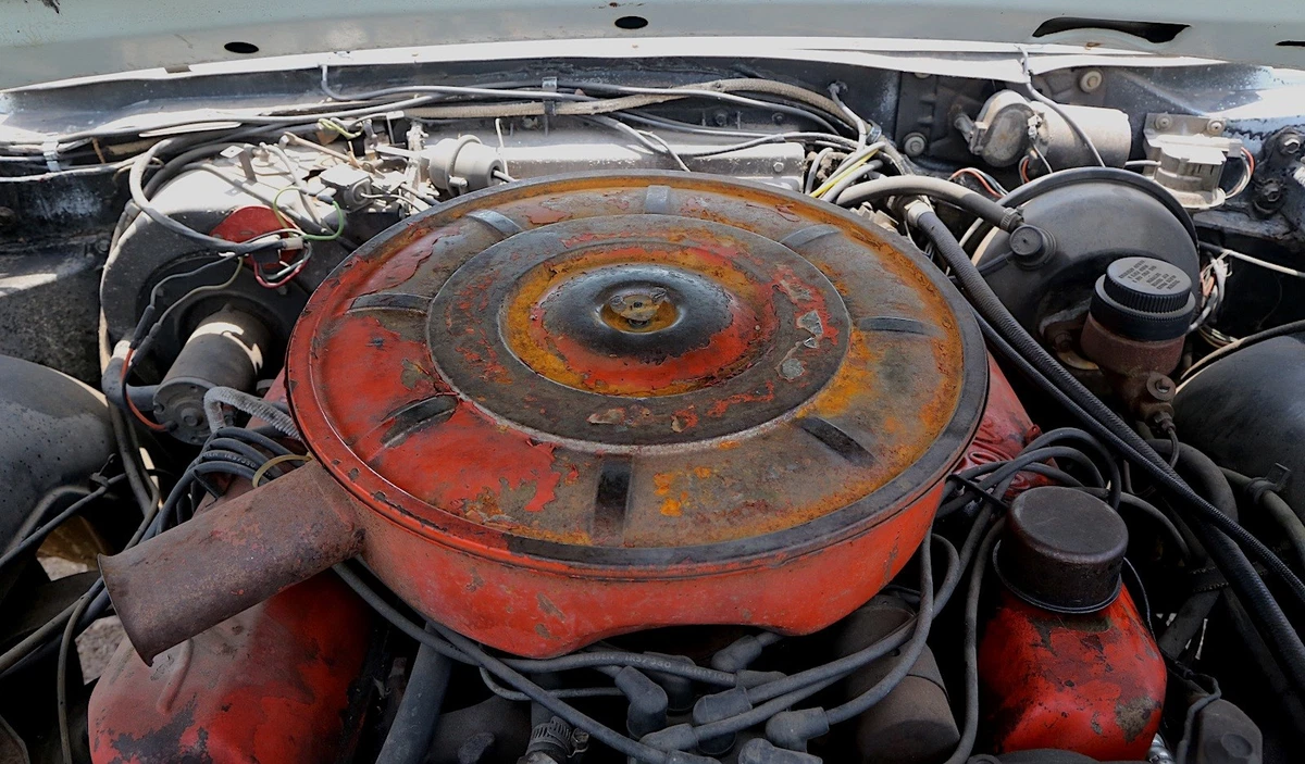 To gain access to the carb, start by removing the air cleaner's wing nut.