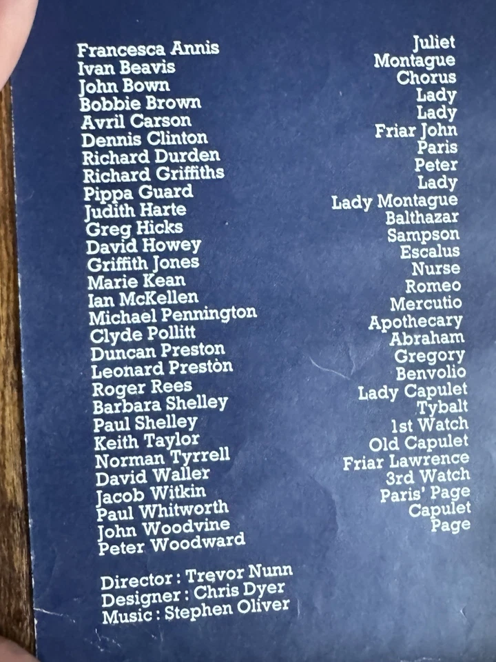 Original Romeo & Juliet Poster Starring Ian Mckellen 1976 Aldwych Theatre Rare - Image 4 of 4