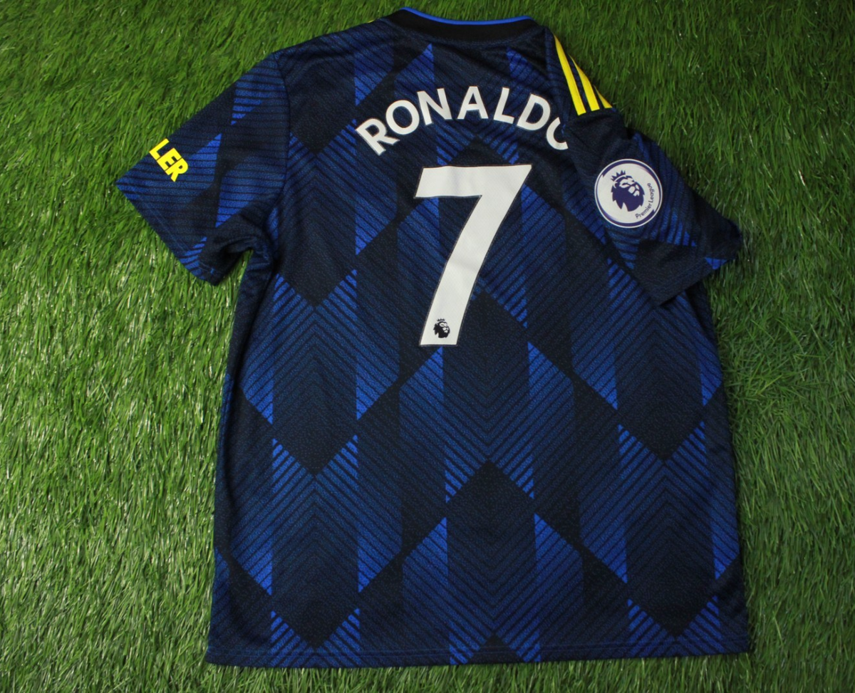 MANCHESTER UNITED RONALDO 2021/2022 FOOTBALL SHIRT JERSEY THIRD