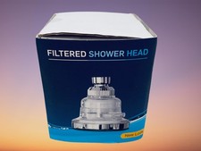3-Setting High Pressure Filtered Chrome Shower Head Replacement Factory Boxed