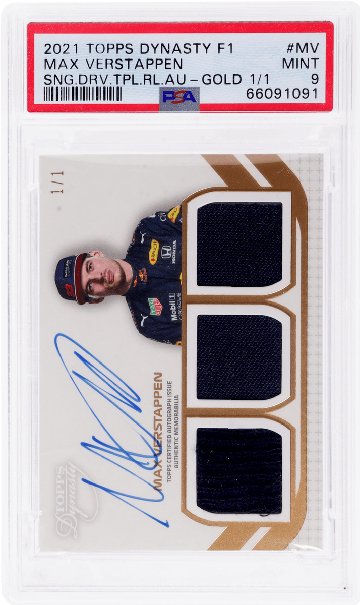 2021 Topps Dynasty Formula 1 Max Verstappen 1/1 PSA 9 | eBay