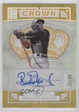 2022 Panini Capstone Crown Holo Silver 33/99 Rodolfo Castro #C-CA Auto 0m0g