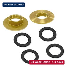 gotonovo Lock Nuts to Secure Faucet 1/2 Inch Brass for Installation Kit of Fauce
