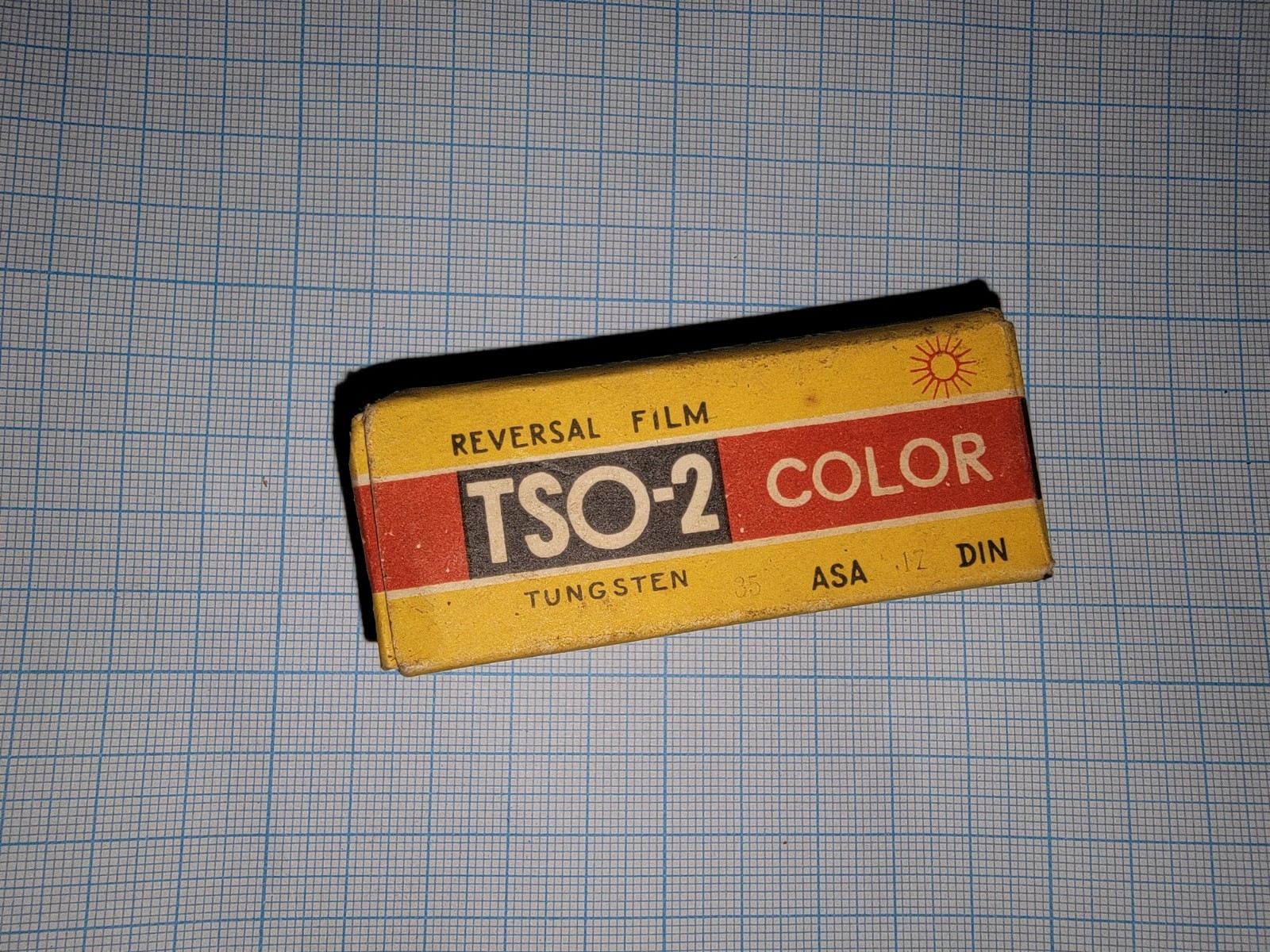 USSR SHOSTKA SVEMA TSO-2 COLOR 60mm EXPIRED FILM ROLL FROM 1969