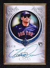 2023 Topps Transcendent Collection Blue 1/10 Triston Casas #TCA-TC Auto 1v3