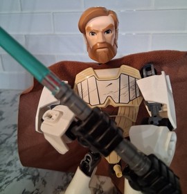 LEGO Star Wars Buildable Obi-Wan Kenobi & Kylo Ren Figure | As-is |