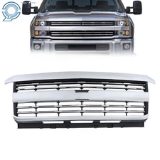 Front Grille Chrome Plastic For Silverado 2500HD 3500HD 2015-2019 23335298