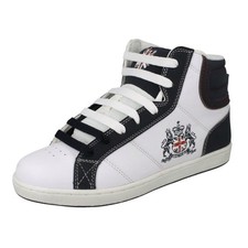 Mercury Boys Hi Top Trainers - Torch