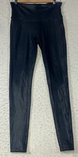 Spanx Leggings Women's Black Full Length Mid Rise Size Medium