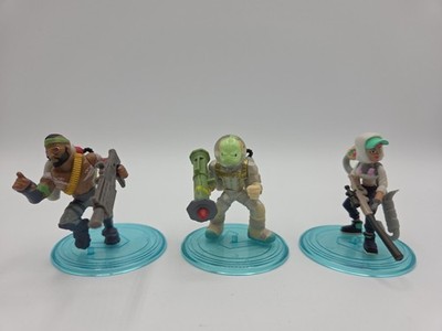 Lot of 3 Fortnite Mini Figures Complete Leviathon, Bandolier, Tek Toys 2'' Moose