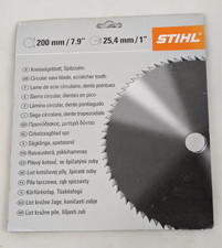 Stihl Scratcher-Tooth Circular Saw Blade 200mm/ 7.9" x 1" OEM Part 4112-713-4201
