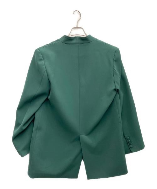 Ameri S Green Curved Collar Jacket Women’s Tailor… - image 7