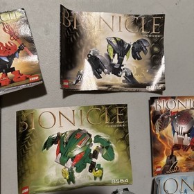 13 Vintage Lego Bionicle Figures Lot Bohrok 8560-85654 Complete *No Mask* Krana