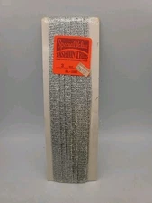 NOS Vintage Sewing Trim Silver Fashion Special Value 3yds Mcm 1980's 