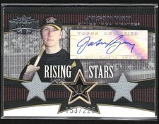 Jason Bay 2006 Topps Triple Threads Rising Stars Auto /225 Jersey A #107