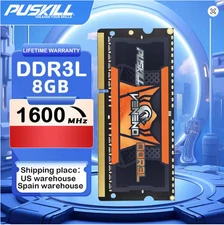 PUSKILL 8GB DDR3L 1600MHz SODIMM Laptop RAM 1.35V 204-Pin Memory