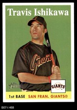 2007 Topps Heritage #468 Travis Ishikawa Giants 8 - NM/MT