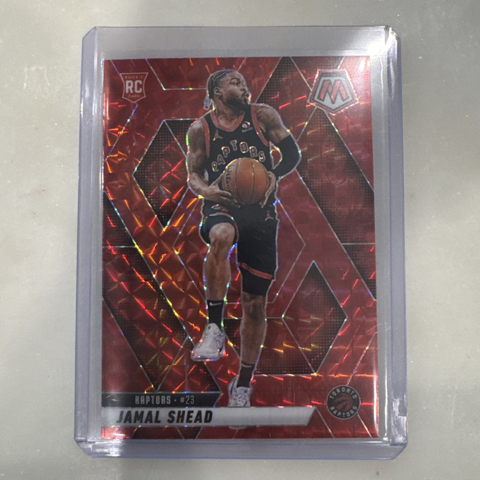 2024-25 Panini Mosaic - Rookies Jamal Shead #201 Red Mosaic Prizm (RC)