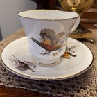 Vintage English Bone China Pheasant “Grandad” Cup And Saucer — photo 1